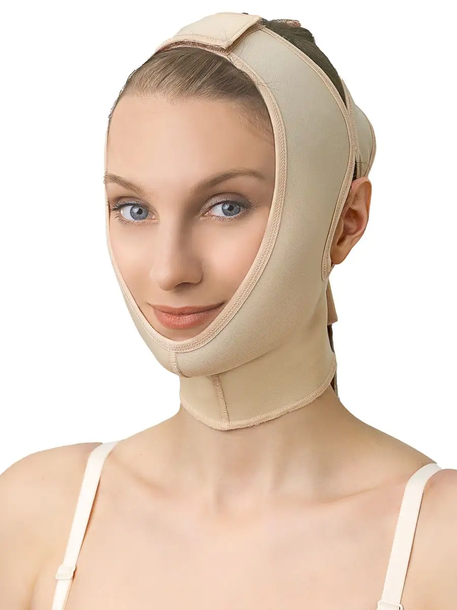 Лифтинг маска компрессионная послеоперационная бежевый