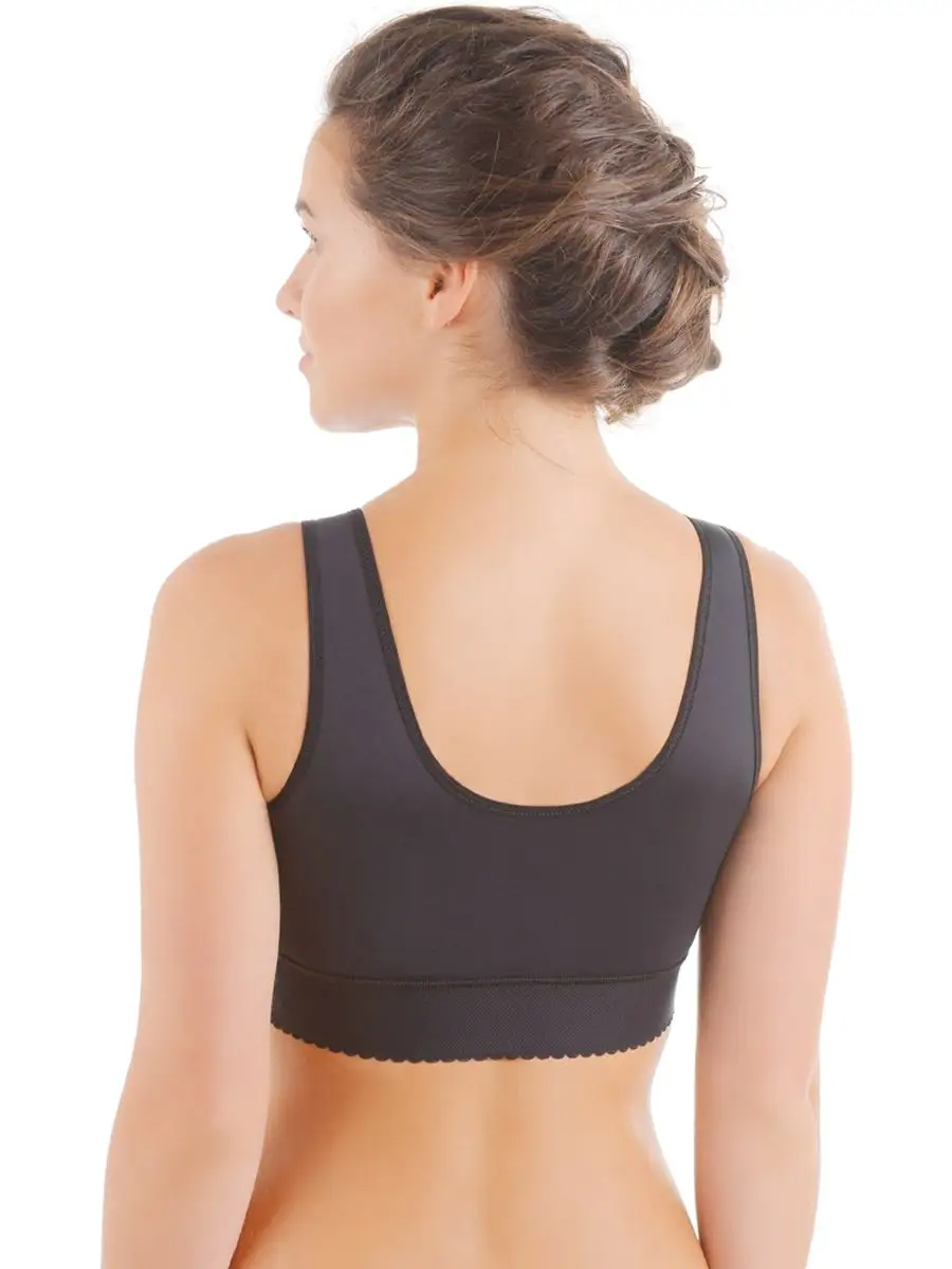 Бюстгальтер послеоперационный компрессионный 0166 черный