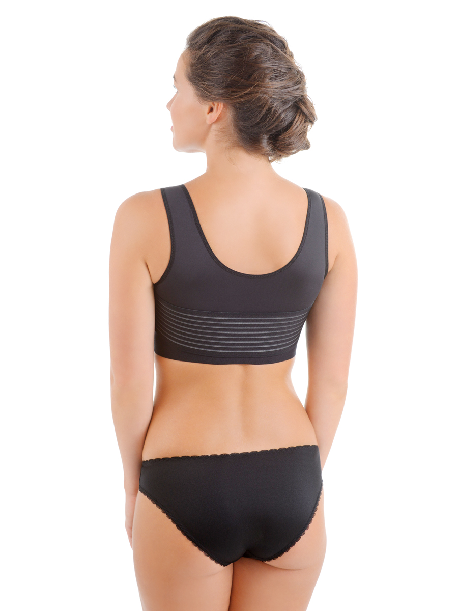 Бюстгальтер послеоперационный компрессионный 1866 черный