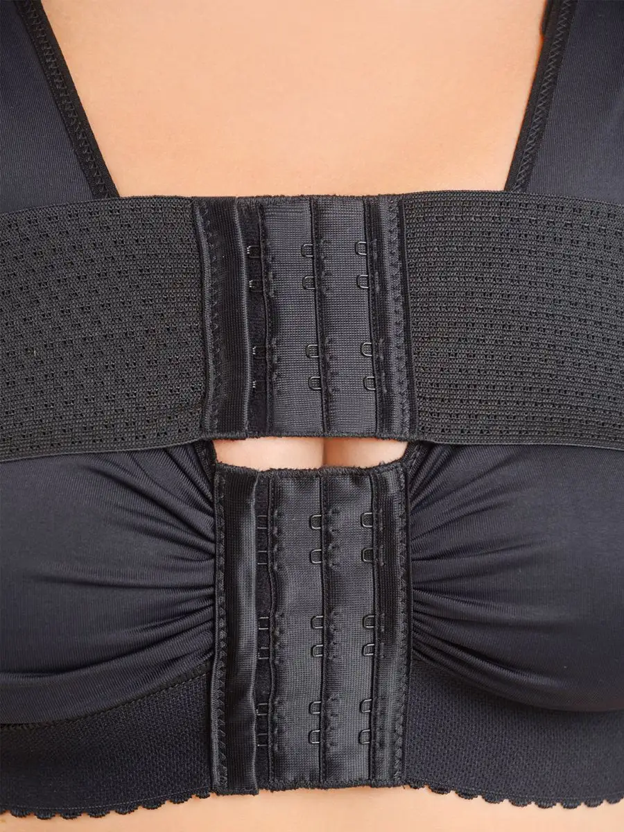 Бюстгальтер послеоперационный компрессионный 0166 черный