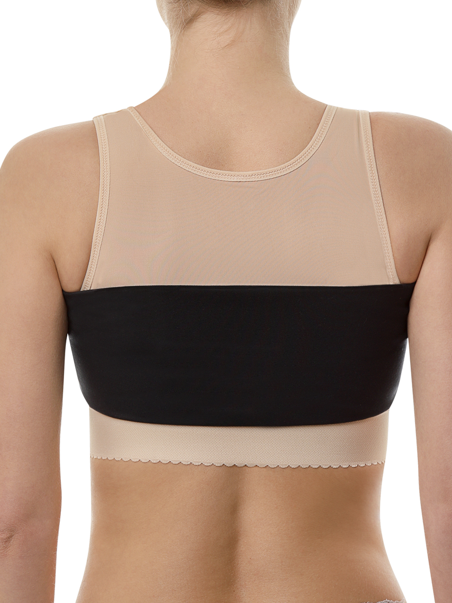 Лента утягивающая для груди после операции 6063а черный