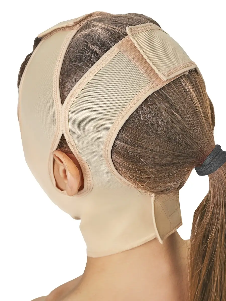 Лифтинг маска компрессионная послеоперационная бежевый