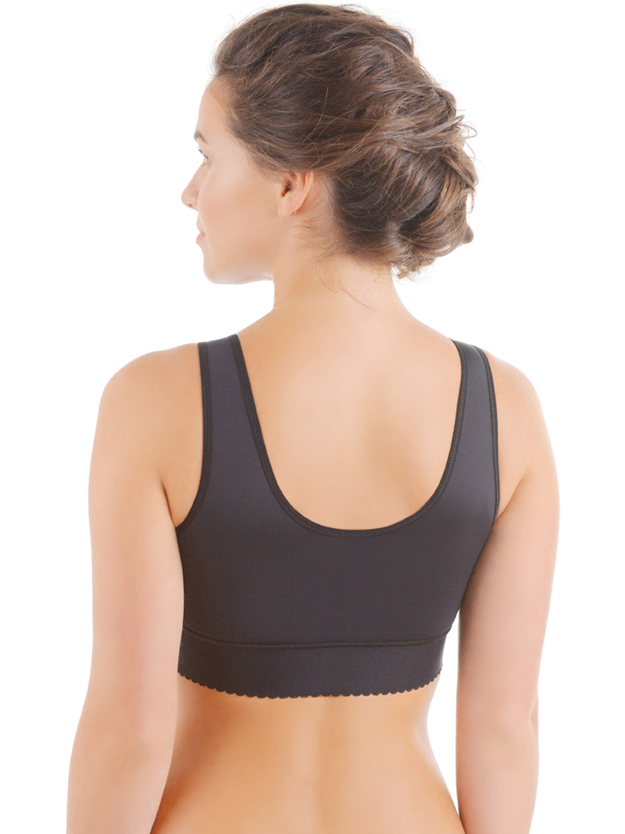 Бюстгальтер послеоперационный компрессионный 0166/1 1/черный