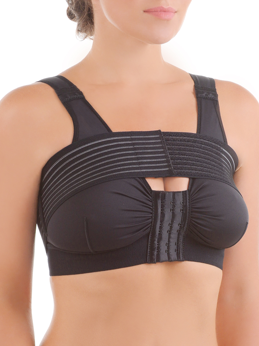 Бюстгальтер послеоперационный компрессионный 1866 черный