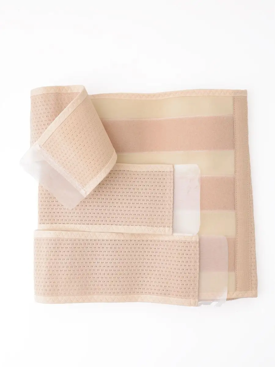 Бандаж послеоперационный на живот для мужчин и женщин 7164 бежевый